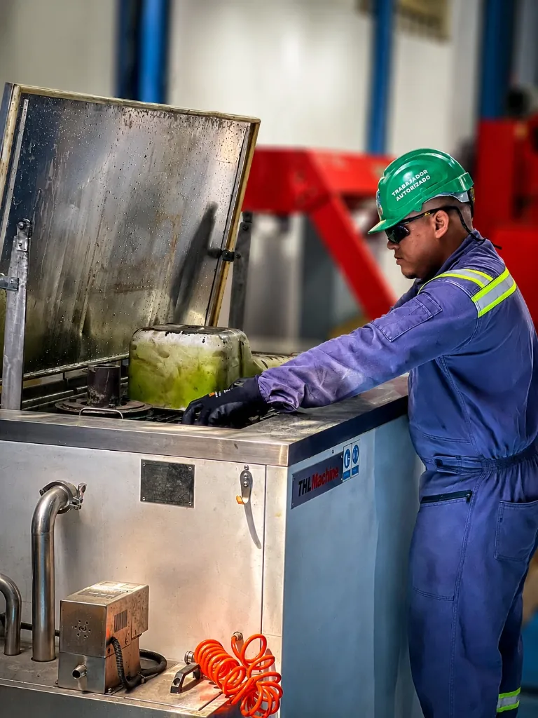 Tanque de inspección y prueba de estanqueidad