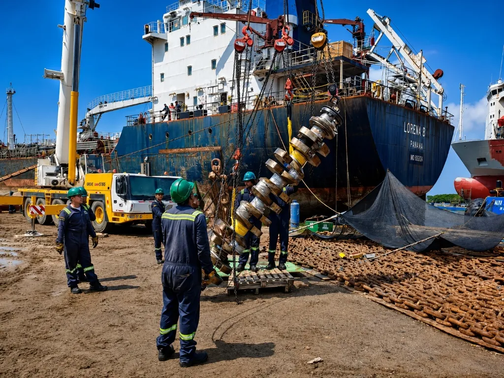 Operación de Campo en Astillero Muelle
